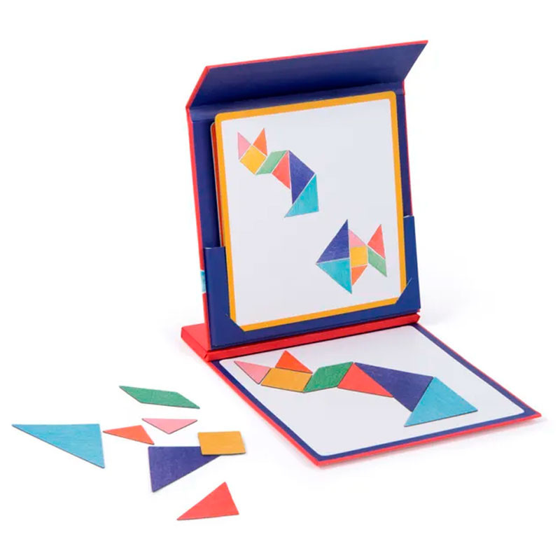 Tangram magnètic de viatge - Aujourd'hui, c'est mercredi!