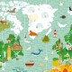 Puzzle observación -La vuelta al mundo- 200 pzas.