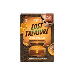 Lost Traesure Logic Puzzles - tarjetas reutilizables con retos  para 1 jugador