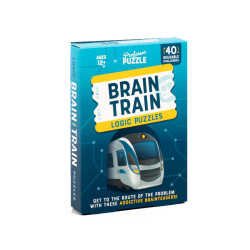 Brain Train Logic Puzzles - tarjetas reutilizables con retos  para 1 jugador