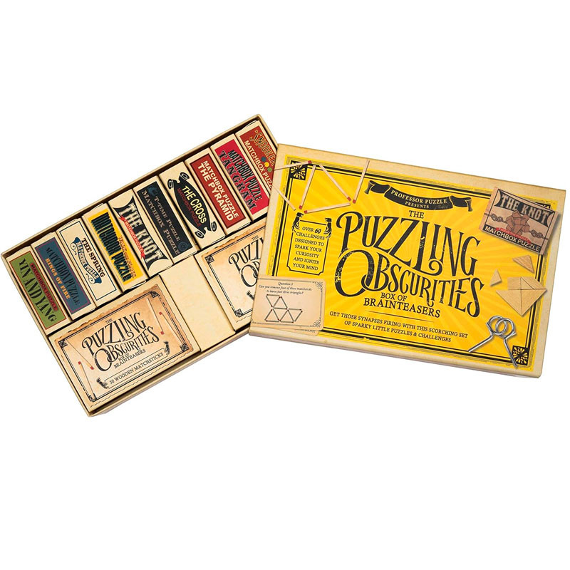 The Puzzling Obscurities - Colección de rompecabezas y retos con cerillas