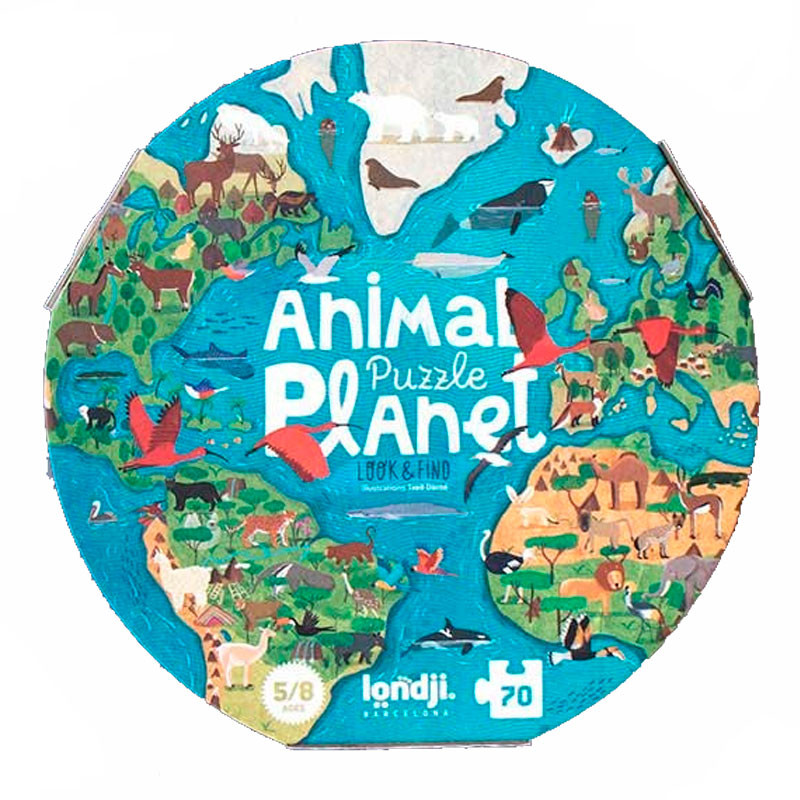 Puzzle Look & Find 70 piezas - Animal Planet