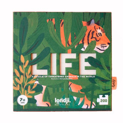 LIFE - El puzzle de los animales en peligro de extinción de Londji - 200 piezas