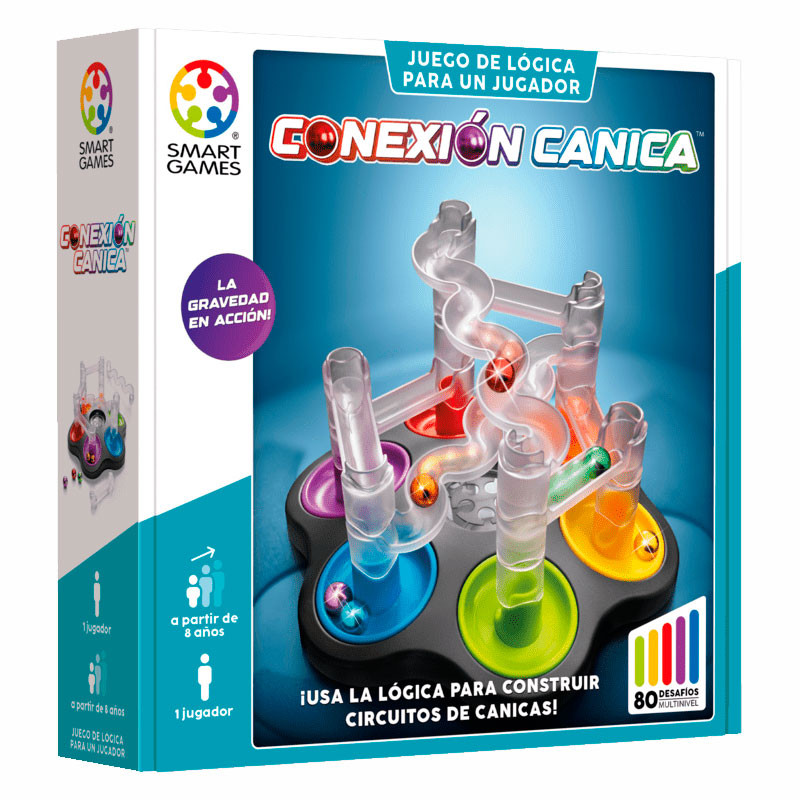 Conexión Canica - juego de lógica para 1 jugador