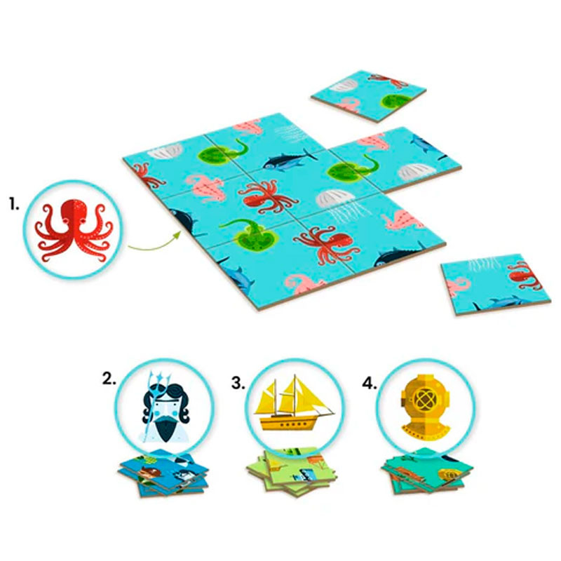 Impossiblo Ocean - 4 desafiantes puzzles SOLOGIC