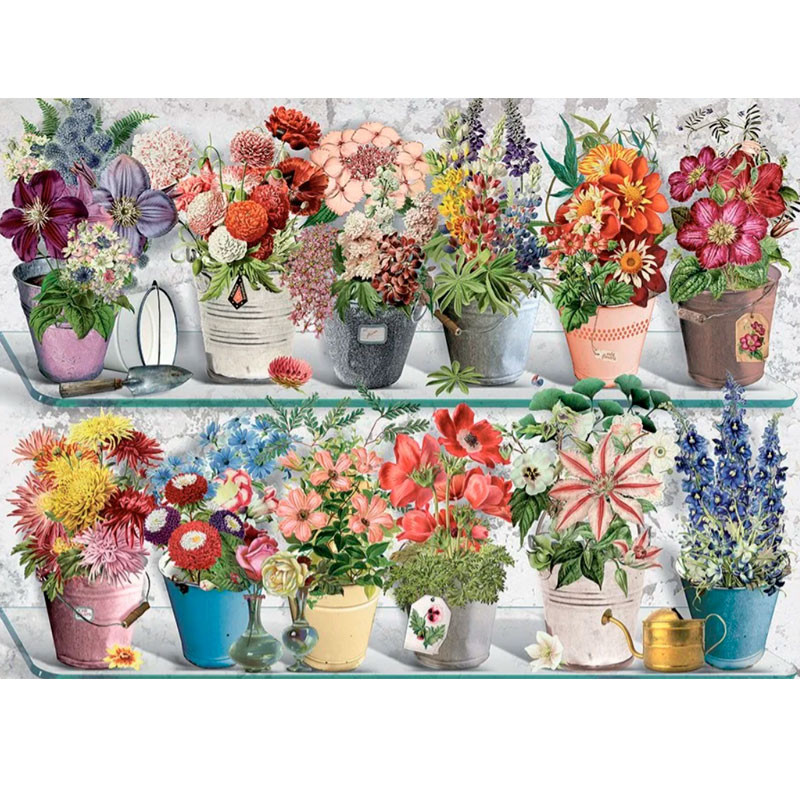 Puzle Cobble Hill Beaucoup Bouquet  - 1000 peces (random cut)