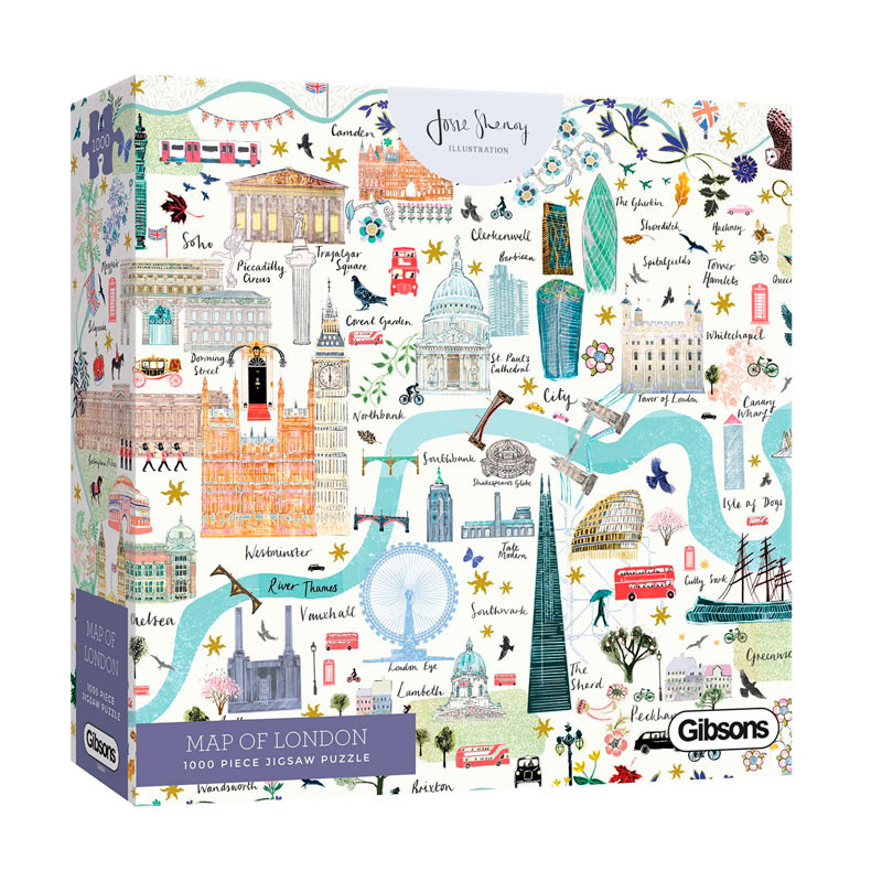 Puzzle Gibson 1000 piezas - Map of London