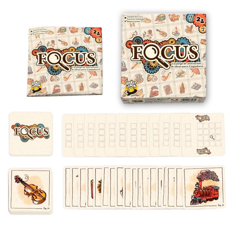 FOCUS - juego de asociación de ideas para 2 jugadores