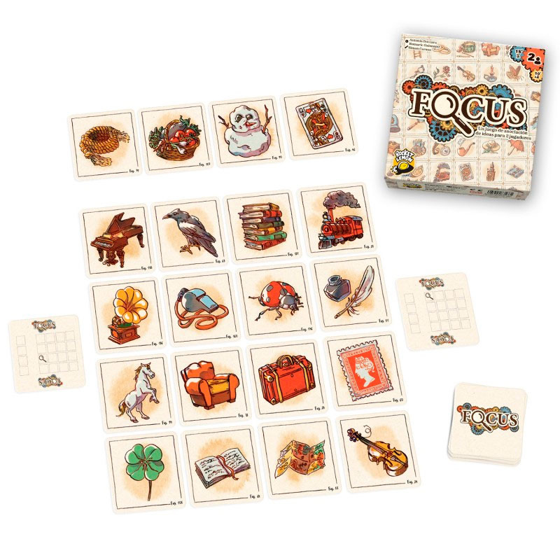 FOCUS - juego de asociación de ideas para 2 jugadores