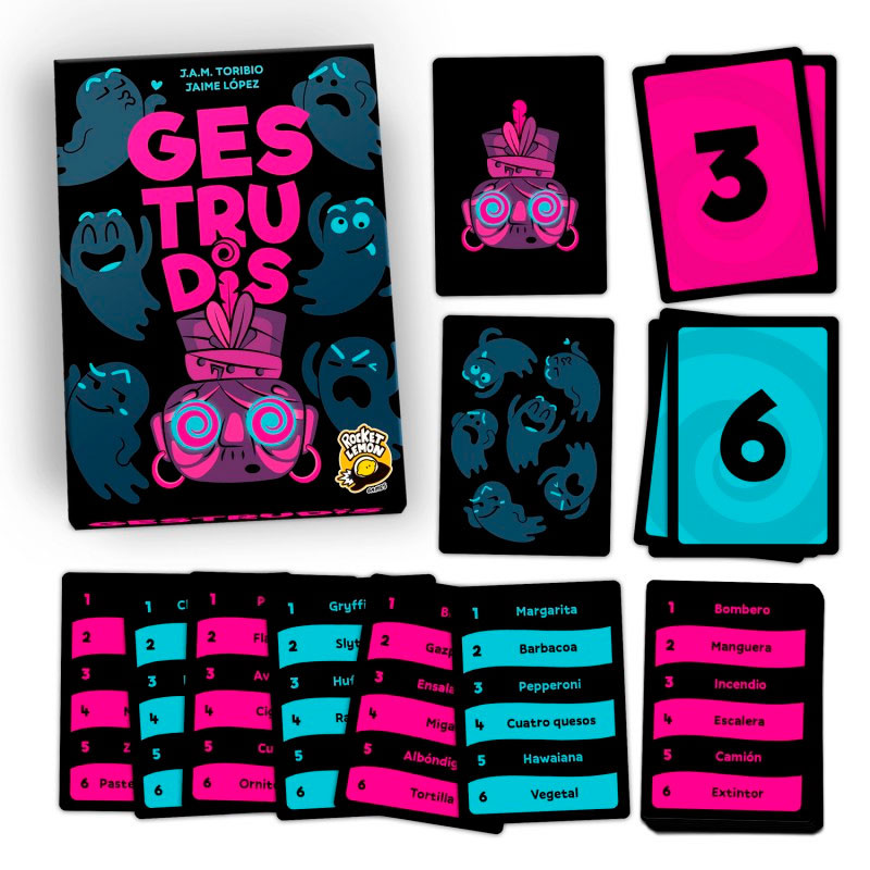 GESTRUDIS - juego de comunicación sin palabras para 3-7 jugadores