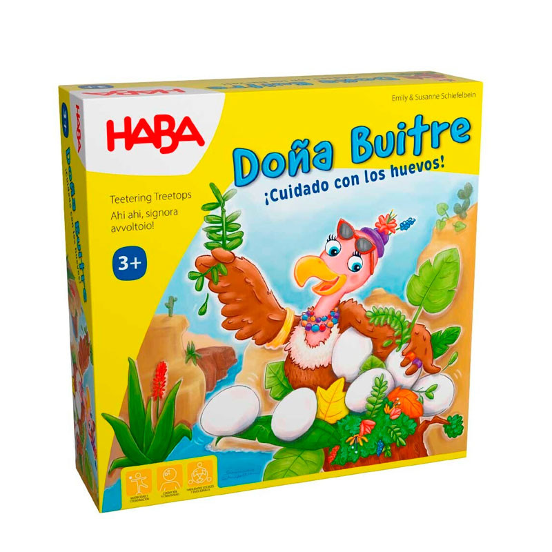 Doña Buitre ¡Cuidado con los Huevos! - Juego cooperativo de habilidad para 1-4 jugadores