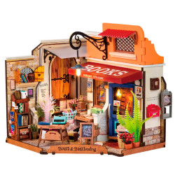 Corner Bookstore - DIY Miniature House