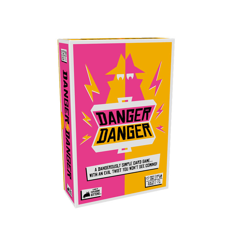 DANGER DANGER - joc de cartes perillosament senzill per a 2-8 jugadors