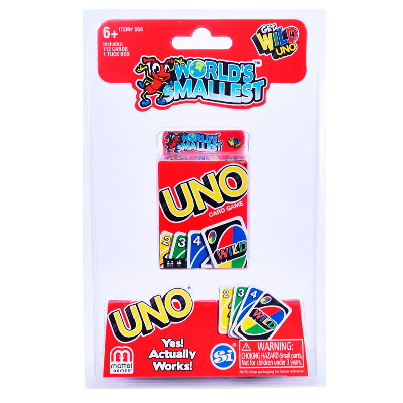 UNO WS - miniaturas coleccionables de juegos clásicos