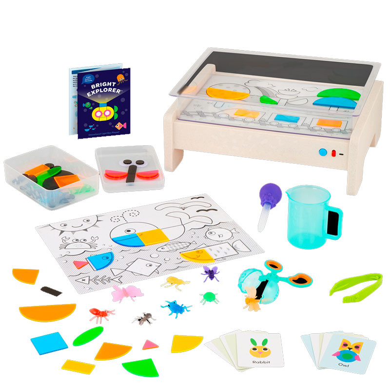 Mi primera Mesa de Luz - Kit Educativo Completo Bright Explorer