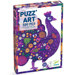 Puzzle Art Pavo Real - 500 piezas