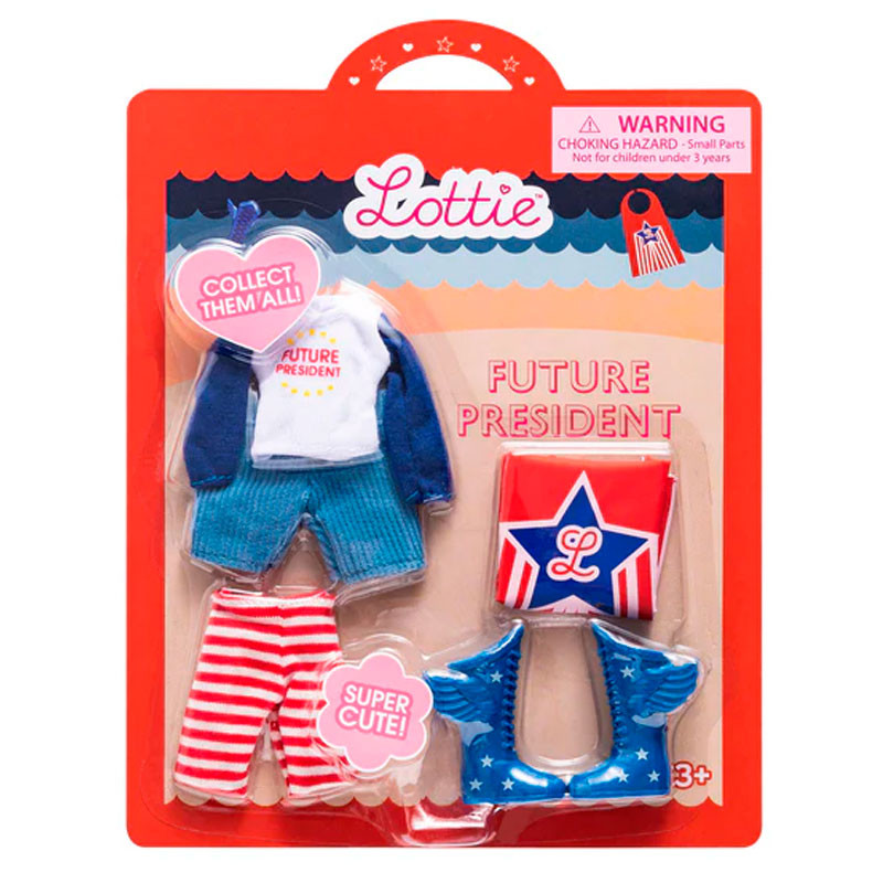 Conjunto de ropa para Muñeca Lottie - Futura Presidenta