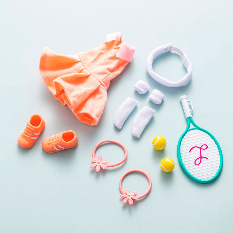 Conjunto de ropa para Muñeca Lottie - Club de Tenis