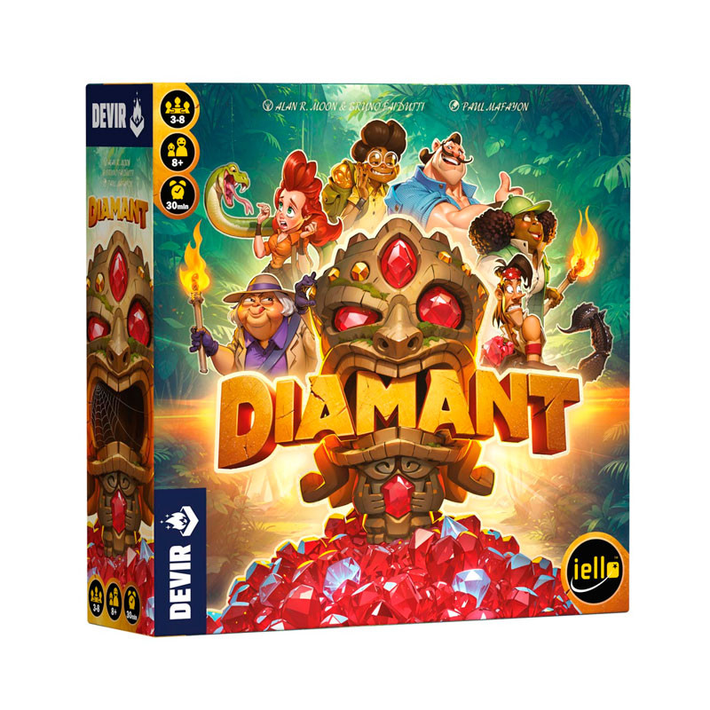 DIAMANT - juego de suerte y estrategia para 3-8 aventureros