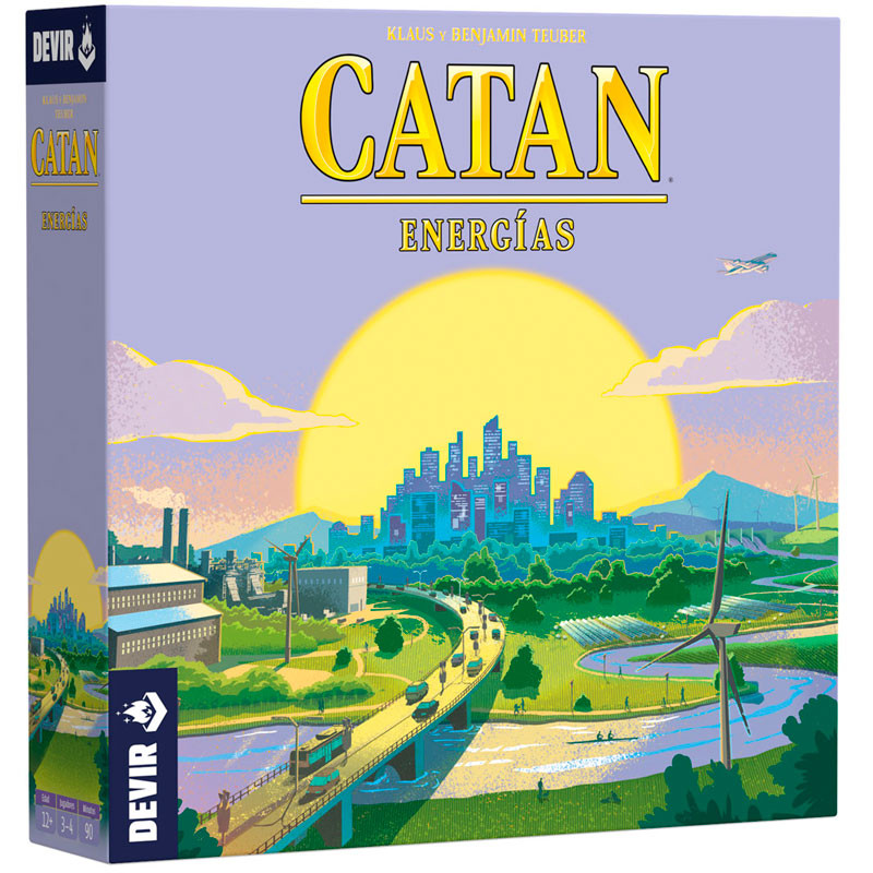 Catán ENERGÍAS - juego de mesa familiar para 3-4 jugadores