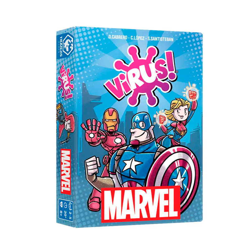 Virus MARVEL! - Contagiós joc de cartes per a 2-6 jugadors