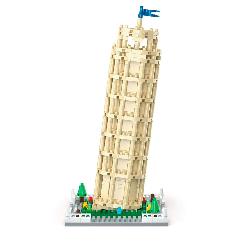 KOCO World Attractions: TORRE de PISA - Set de construcción Pocket Kingdom