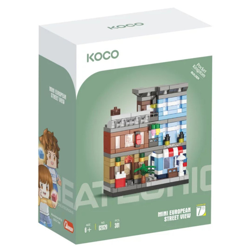 KOCO Mini European Street View: AGÈNCIA DE DETECTIUS - Set de construcción Pocket Kingdom