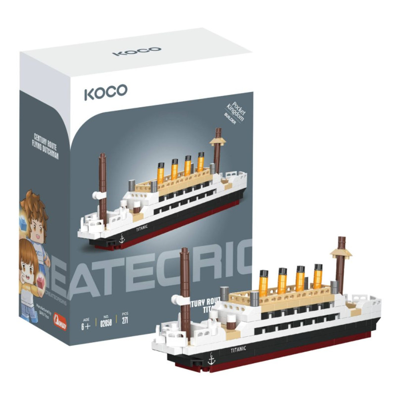 KOCO Century Route: TITANIC - Set de construcción Pocket Kingdom