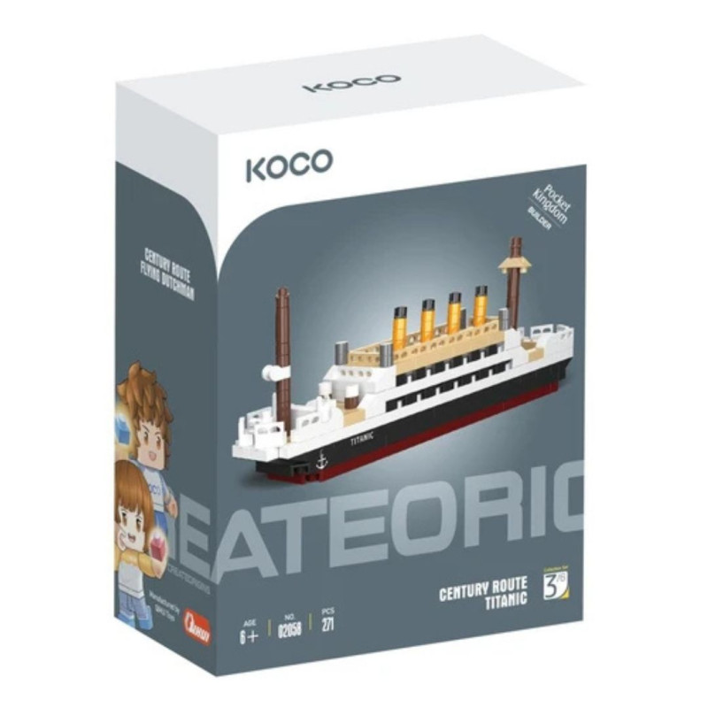 KOCO Century Route: TITANIC - Set de construcción Pocket Kingdom