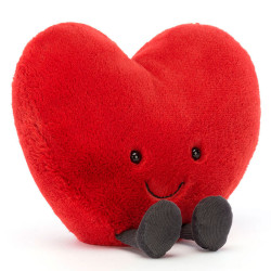 Peluche Corazón Rojo - Colección Amuseables