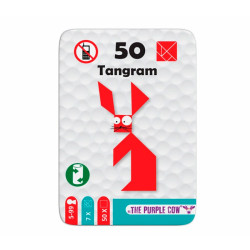 Tangram Magnético - juego de viaje en lata con 50 retos