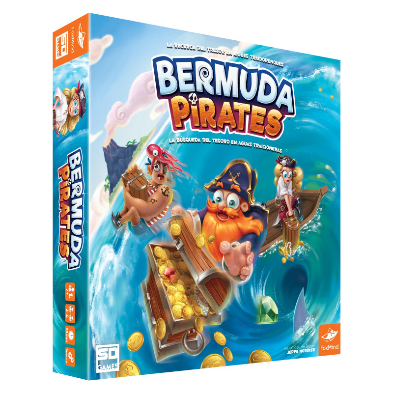 Bermuda Pirates - joc de taula familiar per a 2 a 4 jugadors