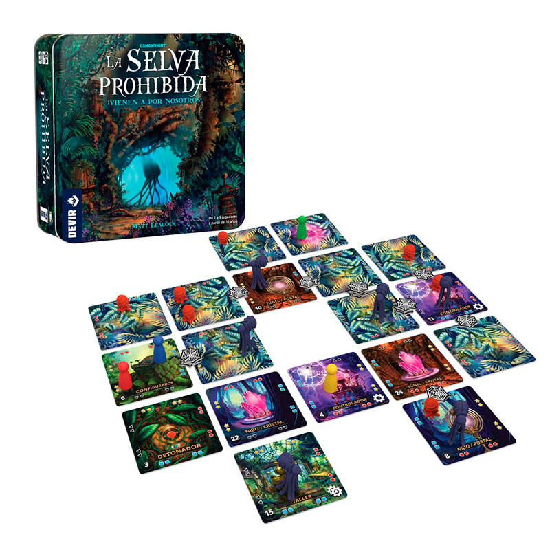 La Selva Prohibida (español) - juego cooperativo para 2-4 jugadores