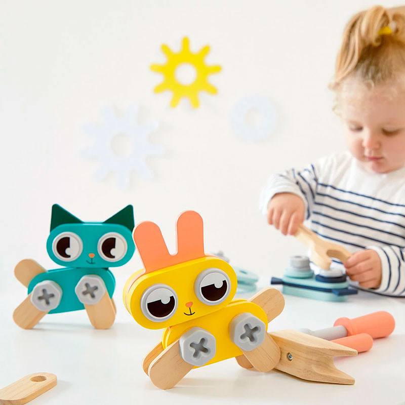 Set de Bricolaje Brico'Kids Pequeños Animales - 53 piezas