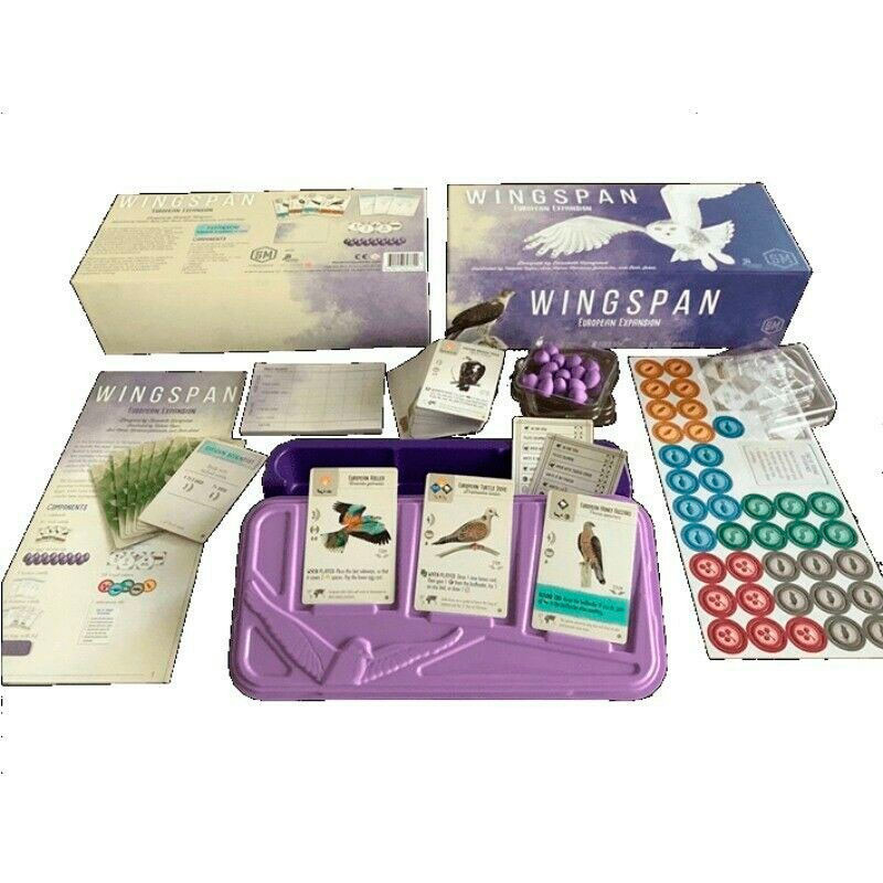 WINGSPAN Expansión EUROPEA del Juego de mesa para 1-5 apasionados de las aves