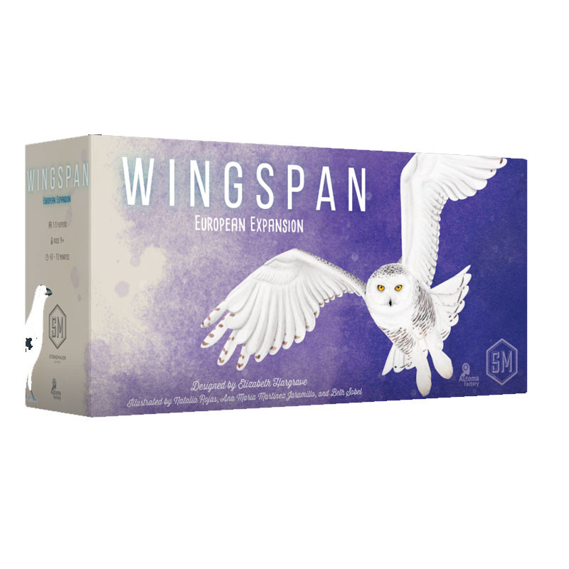 WINGSPAN Expansión EUROPEA del Juego de mesa para 1-5 apasionados de las aves