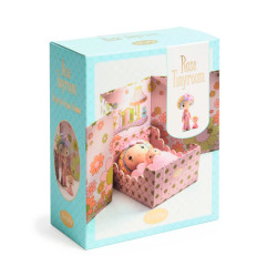 Rose Tinyroom - figurita articulada Tinyly con cama y bebé