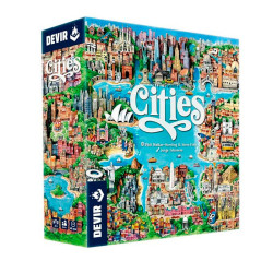 Cities - juego de mesa de planificación urbanística para 2-4 jugadores