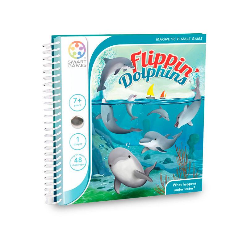 Flippin' Dolphins - joc magnètic de lògica per a 1 jugador