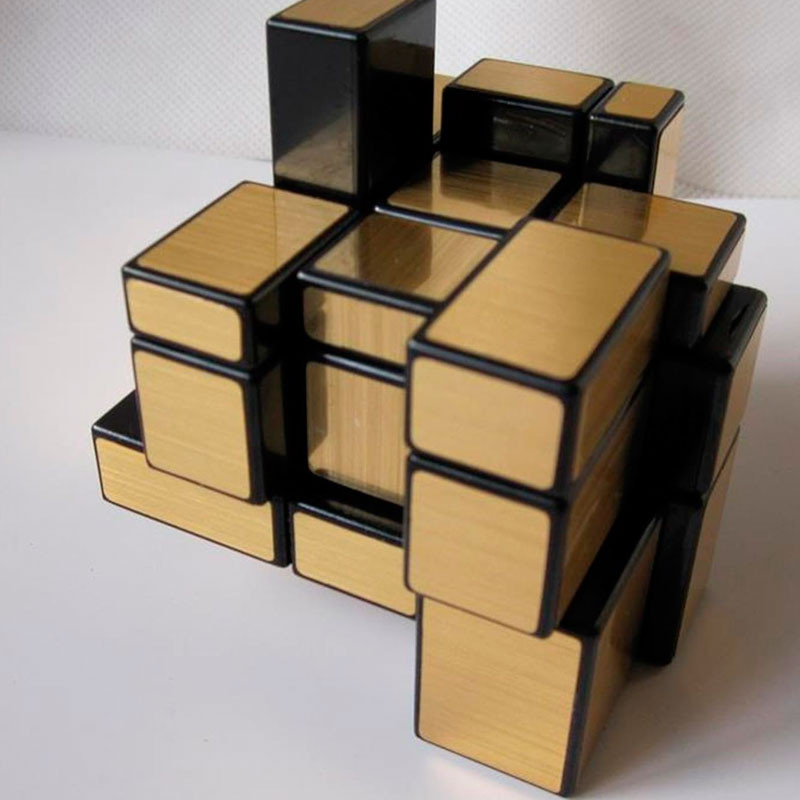 Cubo Mágico Urban&Gray Golden Mirror - rompecabezas de habilidad y lógica