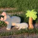 Hipopótamo - animal de madera