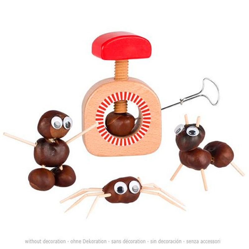 Taladro para Castañas y Cascanueces de madera