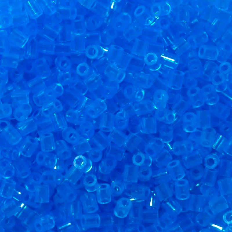 1000 perlas Hama MIDI de color azul translúcido (bolsa)