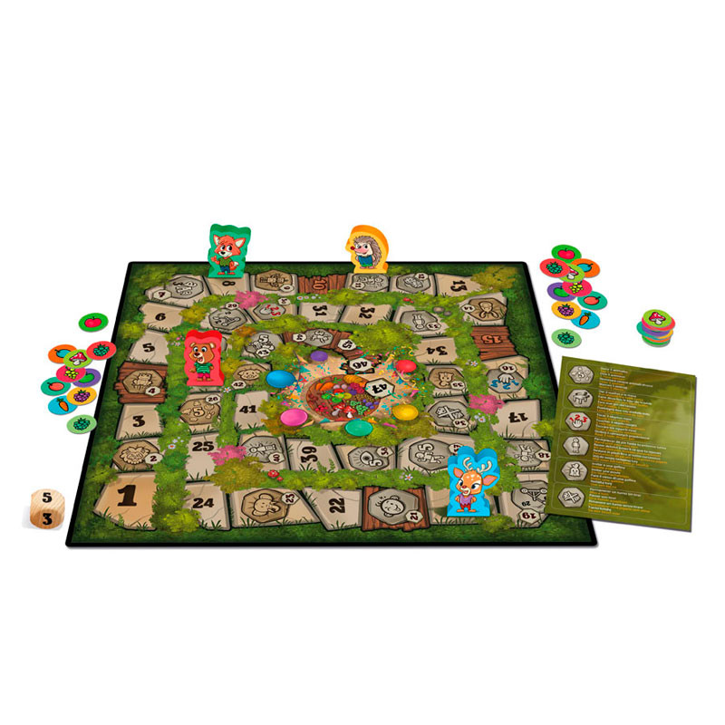 Funny Forest - Dinámico juego de mesa para 2-4 jugadores