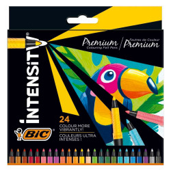 Rotuladores bic intensity 24 colores