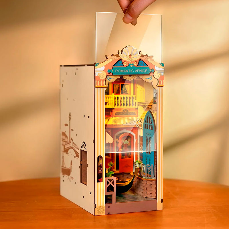 Romantic Venice - Soporte de libros creativo 3D (DIY)