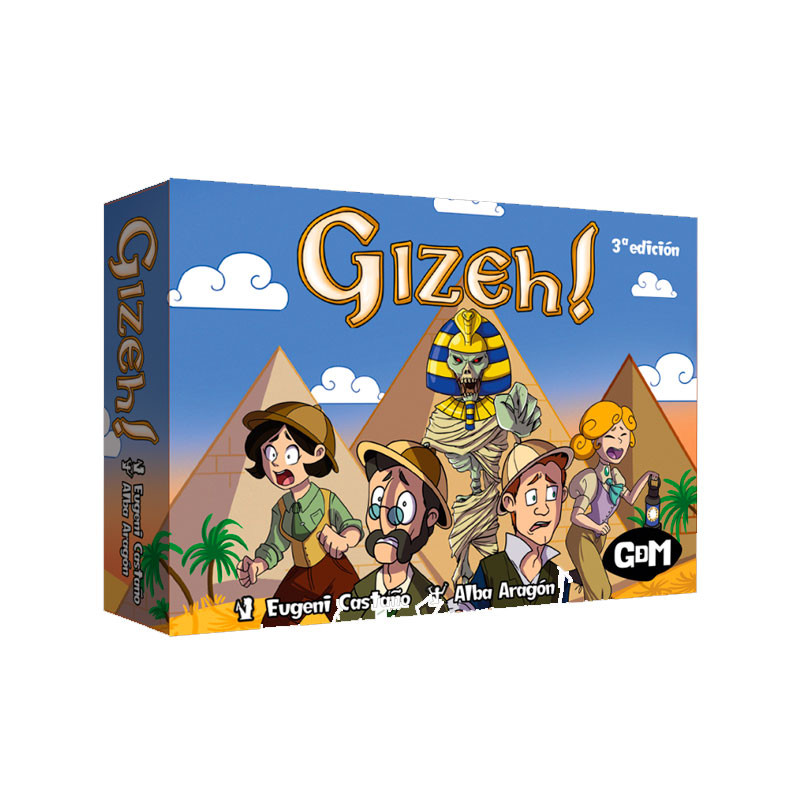 Gizeh! 3a Edición - juego cooperativo de memoria para 2-4 jugadores