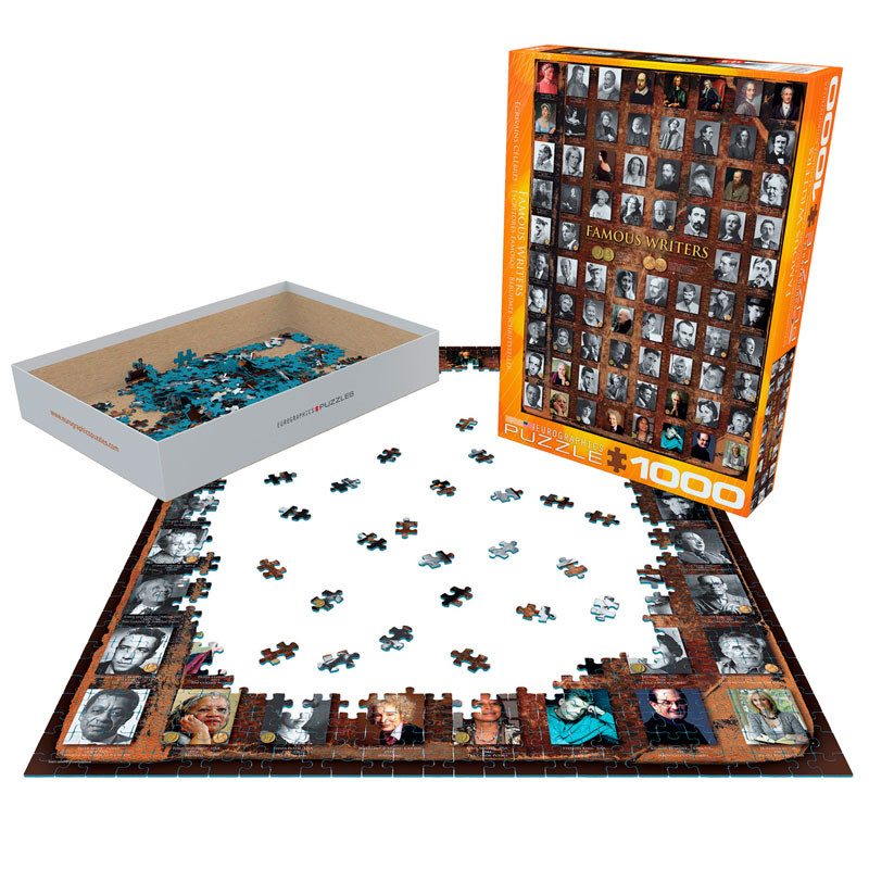 Puzzle Eurographics 1000 piezas - Escritores y Escritoras Famosas