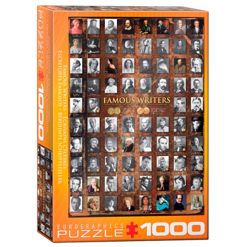 Puzle Eurographics 1000 peces - Escriptors i Escriptores Famoses