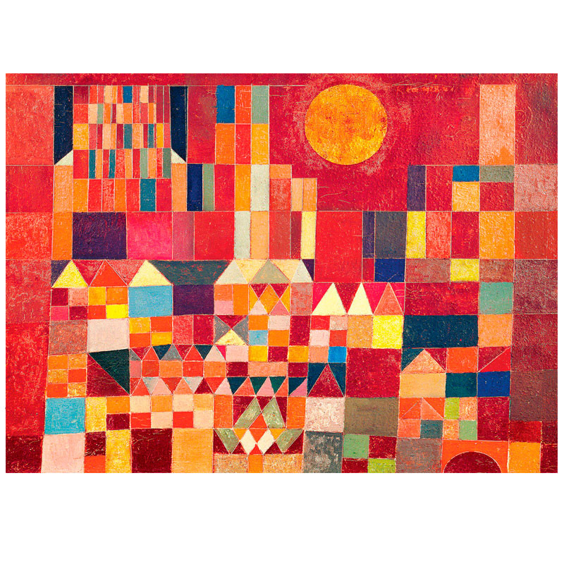 Puzle Eurographics 1000 peces - Castell i Sol de Paul Klee